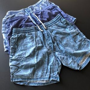 Cotton On H&M 3-Pack Beach Shorts